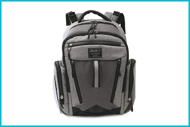 Courtesy of Amazon Eddie Bauer Back Pack Diaper Bag; Courtesy of Amazon