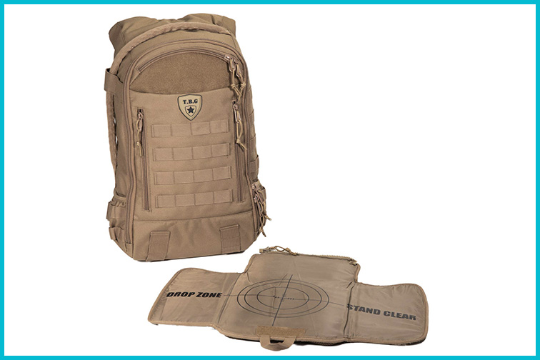 Courtesy of Amazon Tactical Baby Gear Daypack 3.0; Courtesy of Amazon