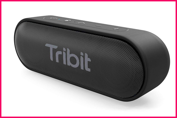the Tribit XSound Go Bluetooth speaker; Courtesy of Amazon