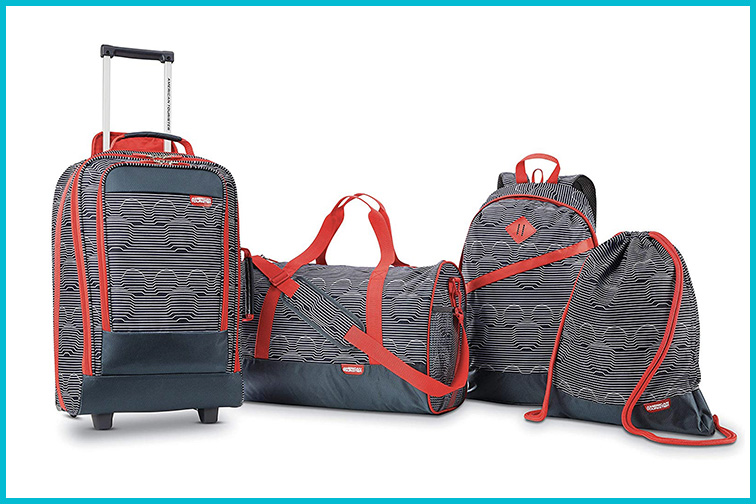 American Tourister Kids' Mickey 4-Piece Set; Courtesy of Amazon