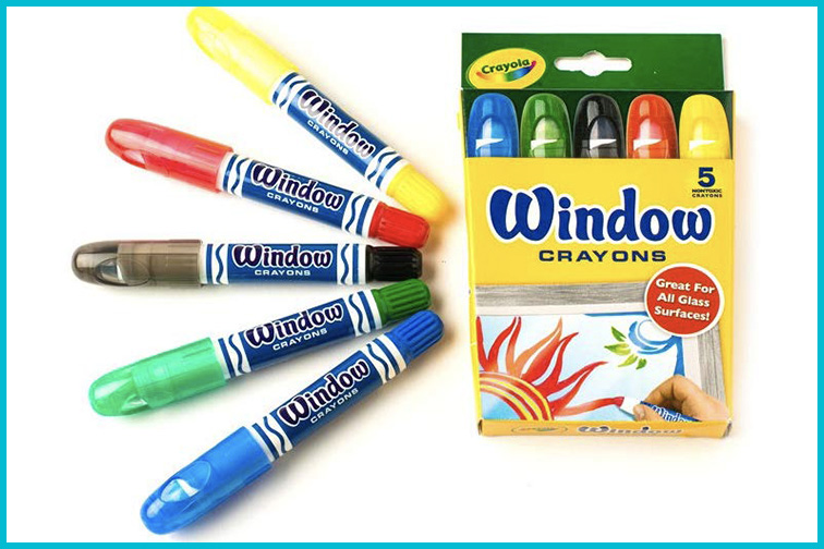 Crayola Washable Window Crayons; Courtesy of Amazon