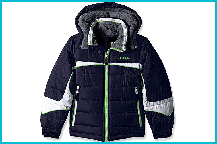 Courtesy of Amazon F.O.G. by London Fog Big Boys’ Technical Heavyweight Coat; Courtesy of Amazon