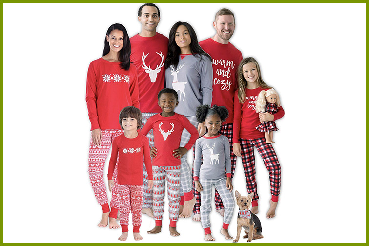 Mix-n-Match Matching Family Christmas PJs ; Courtesy of Amazon 