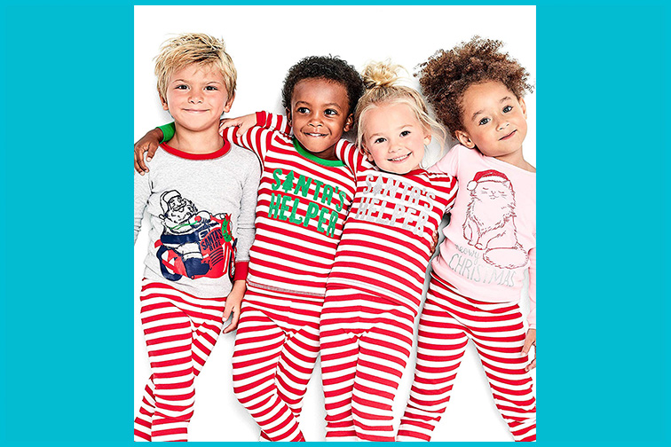 Simple Joys by Carter's Baby to Little Kids Christmas Pajama Set; Courtesy of Amazon