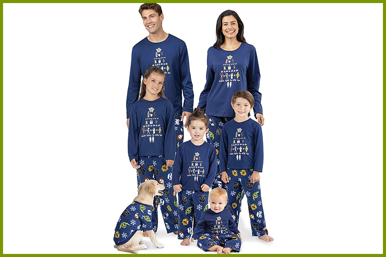 Star Wars Matching Christmas Pajama Set ; Courtesy of Amazon 