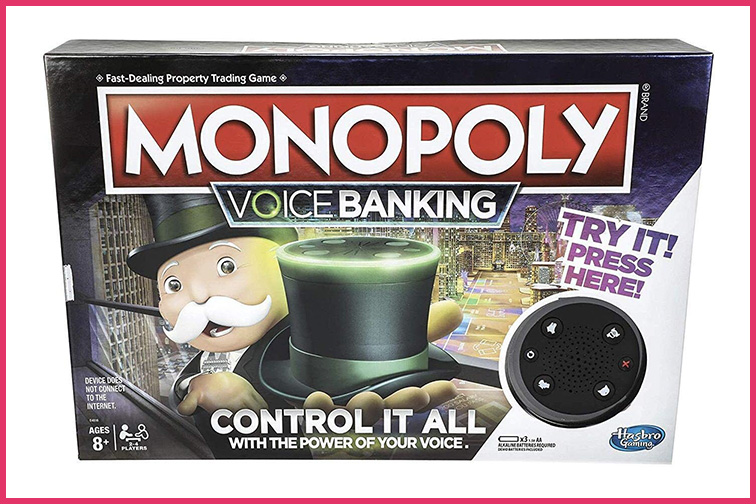 Monopoly Voice Banking; Courtesy of Amazon