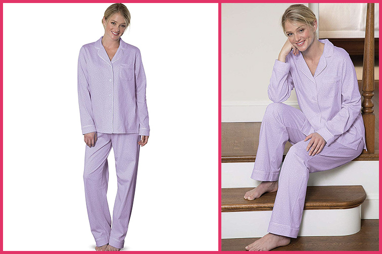 PajamaGram Pajama Set for Women – Cotton Jersey Women’s Pajamas; Courtesy of Amazon