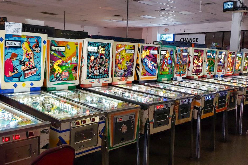 Pinball Hall of Fame ; Courtesy of skstelte