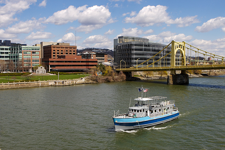 Discovery Science Boat of the Voyager Fleet in Pittsburgh; Courtesy of Robert Pernell/Shutterstock