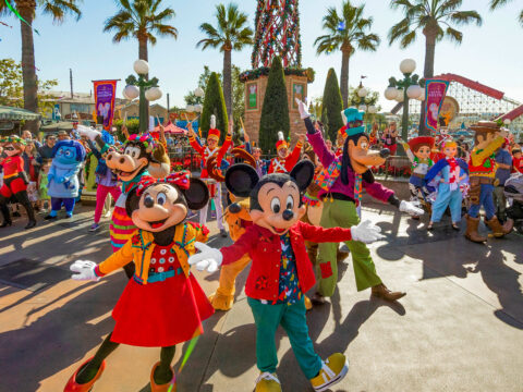 Disneyland celebrates the holidays; Courtesy Disney