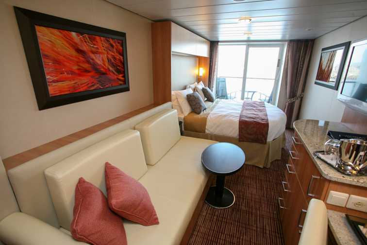Celebrity Solstice-Class Ships - Family Veranda Stateroom; Courtesy Celebrity Cruises