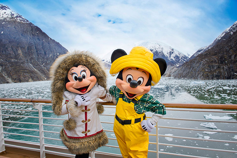 Mickey and Minnie on an Alaskan Cruise With Disney Cruise Line 