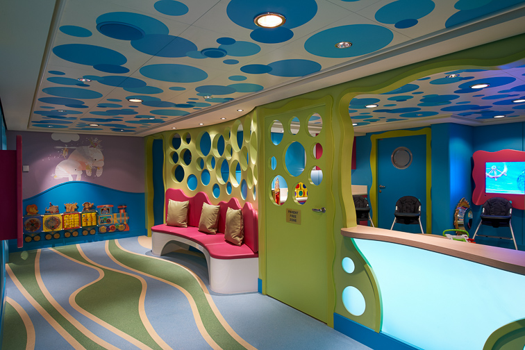 Norwegian Cruise Line Guppies Nursery; Courtesy Norwegian Cruise Line