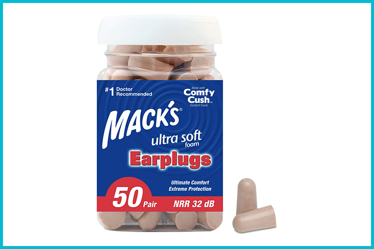 Mack's Ultra Soft Foam Earplugs; Courtesy Amazon
