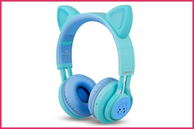 Blue Cat ear headphones