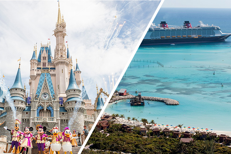 Courtesy of Disney Disney's Magic Kingdom and Disney Cruise in the Bahamas