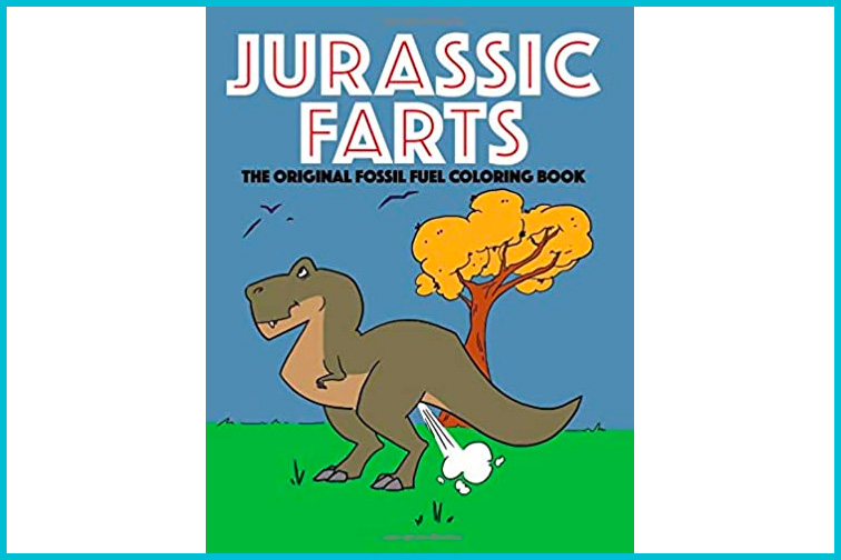 Jurassic Farts Fossil Fuels Coloring Book; Courtesy Amazon