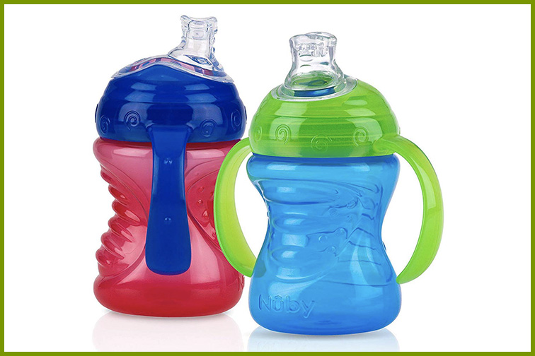 Nuby No-Spill Super Spout Grip N’Sip; Courtesy Amazon