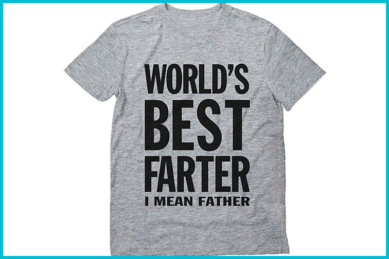 World’s Best Farter T-shirt; Courtesy Amazon