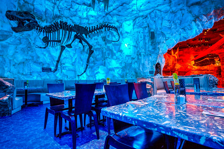 T-Rex Cafe – Lake Buena Vista, Florida; Courtesy T-Rex Cafe