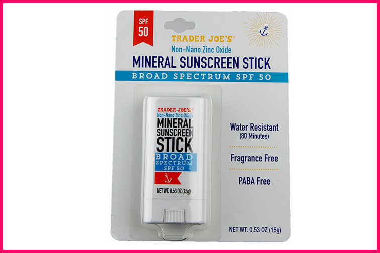 Trader Joe's Mineral Sunscreen Stick; Courtesy of Amazon