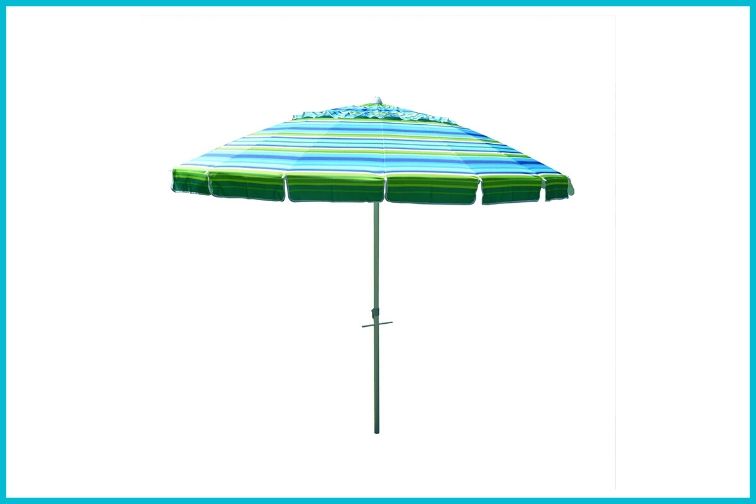 Impact Canopy Beach Umbrella-; Courtesy of Amazon Impact Canopy Beach Umbrella