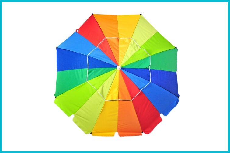 Shadezilla Beach Umbrella; Courtesy of Amazon Shadezilla Heavy Duty Umbrella