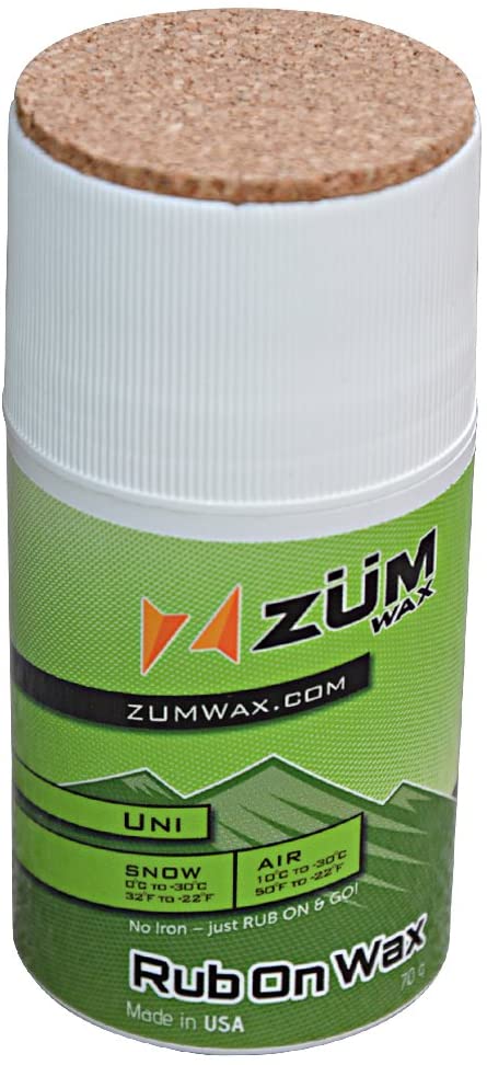 ZUMWax ski and snowboard wax