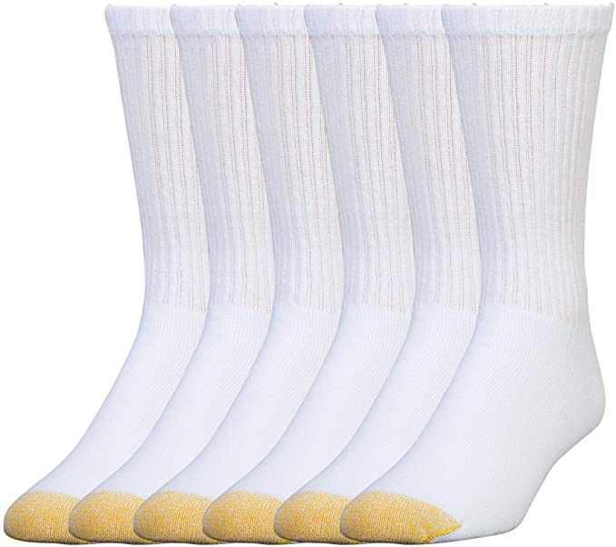 Gold Toe Men's 656s Cotton Crew Athletic Socks