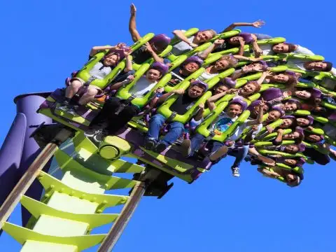 Thrill Roller Coaster; Courtesy of Cassiohabib/Shutterstock.com
