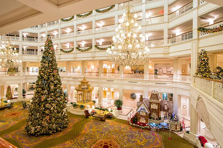 Christmas at Disney's Grand Floridian Resort & Spa in Orlando, FL