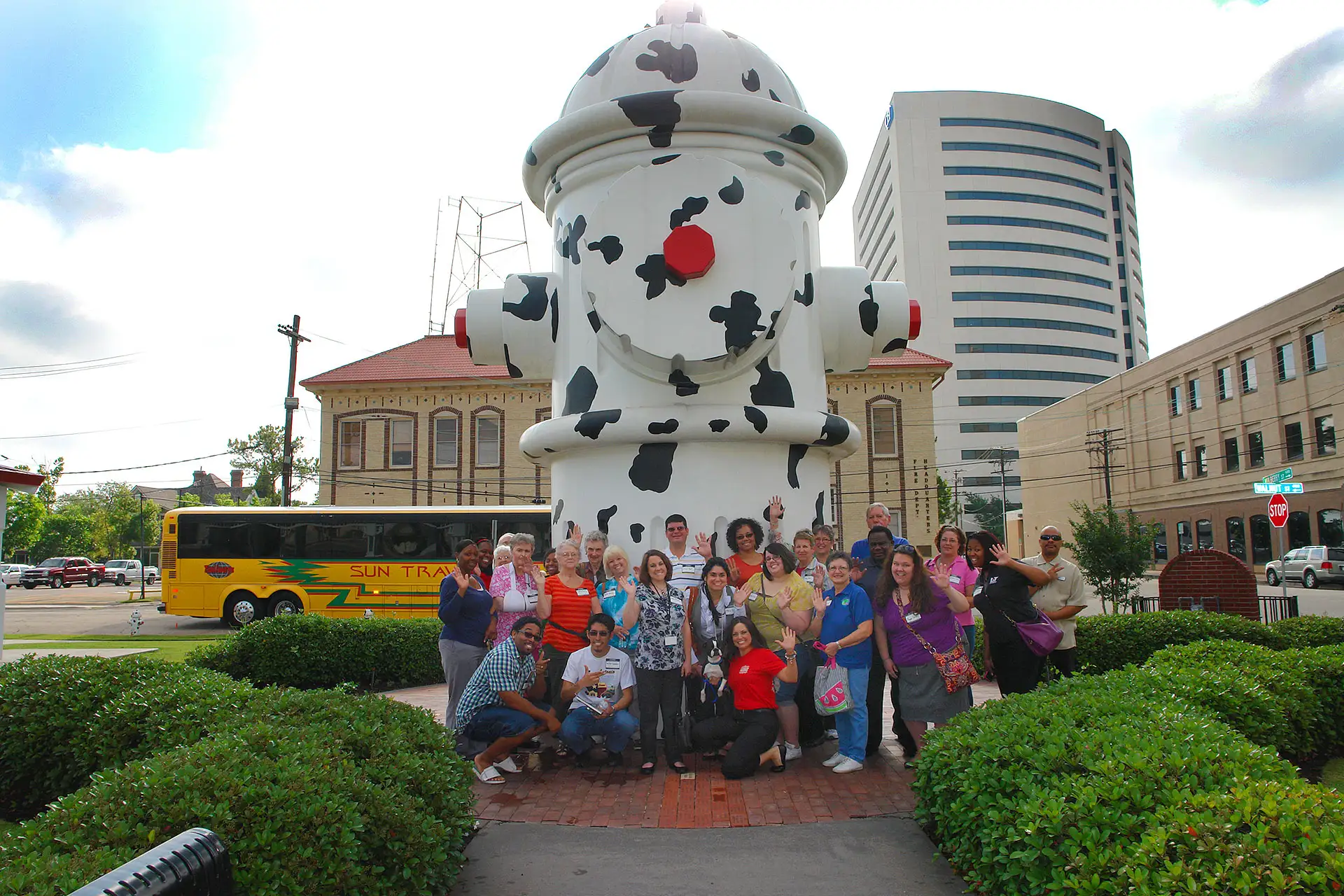Giant Fire Hydrant in Beaumont, Texas; Courtesy of Beaumont Convent and Visitors Bureau