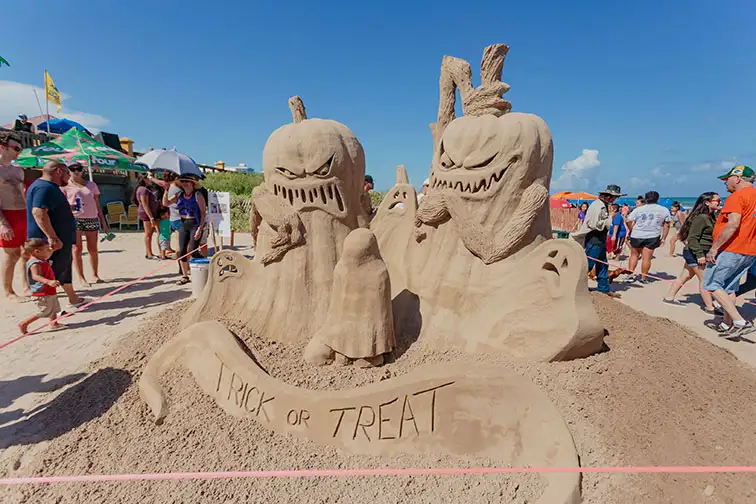 Sand Castle Days in South Padre Island, Texas