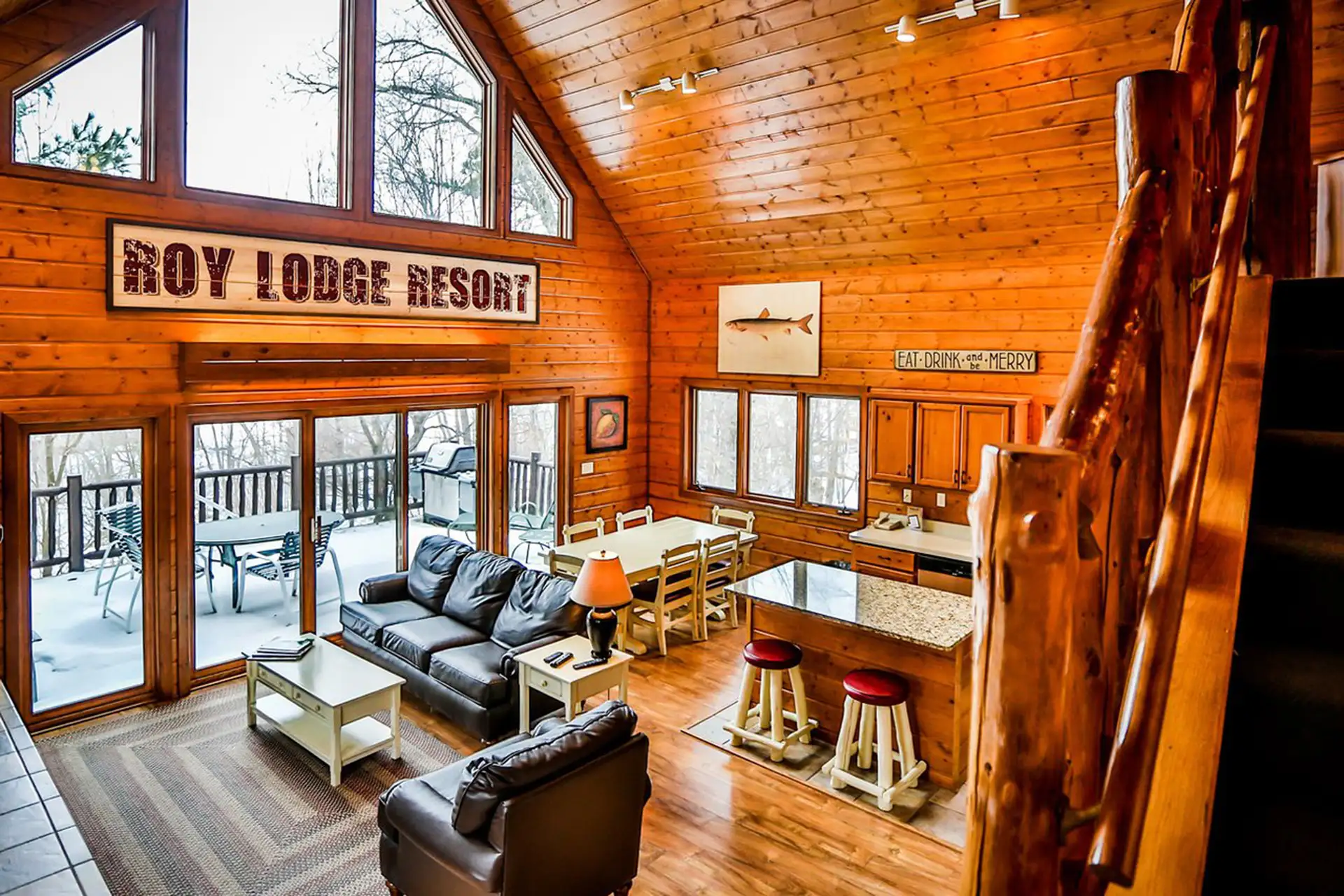 interior view of Grand View Lodge; Courtesy of Grand View Lodge