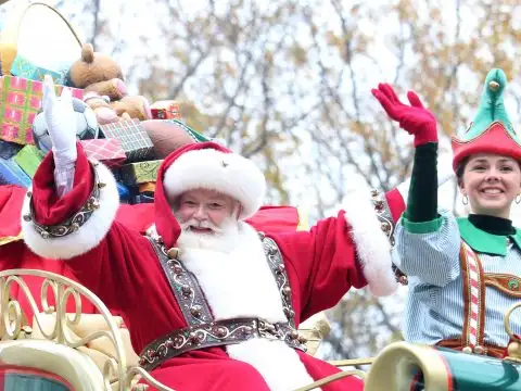 Santa Claus at the Macy's Thanksgiving Day Parade; Courtesy of JStone/Shutterstock.com