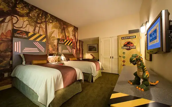 Jurassic Park Kids Suite at the Loews Royal Pacific Resort; Courtesy of Loews Hotels
