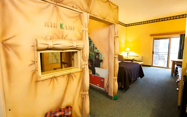 The KidKamp Suite at all Great Wolf Lodge locations; Courtesy of Great Wolf Lodge