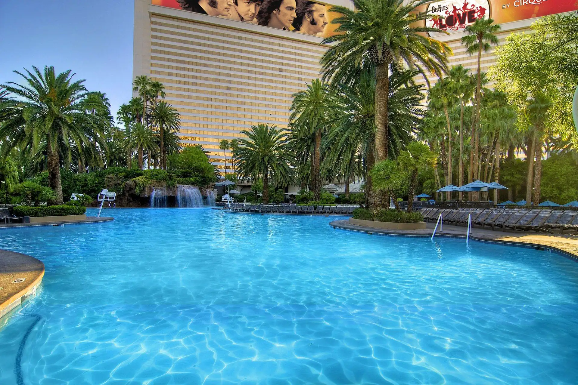 Pool at The Mirage Hotel & Casino in Las Vegas