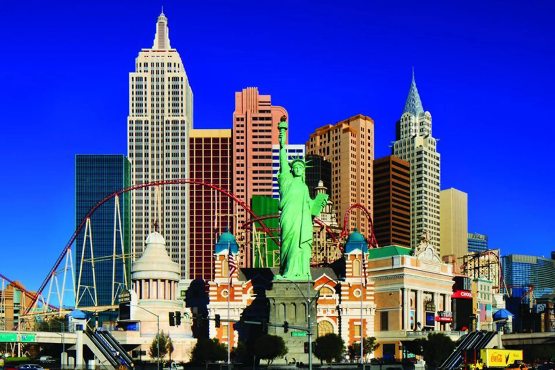 Exterior of New York-New York Hotel and Casino in Las Vegas