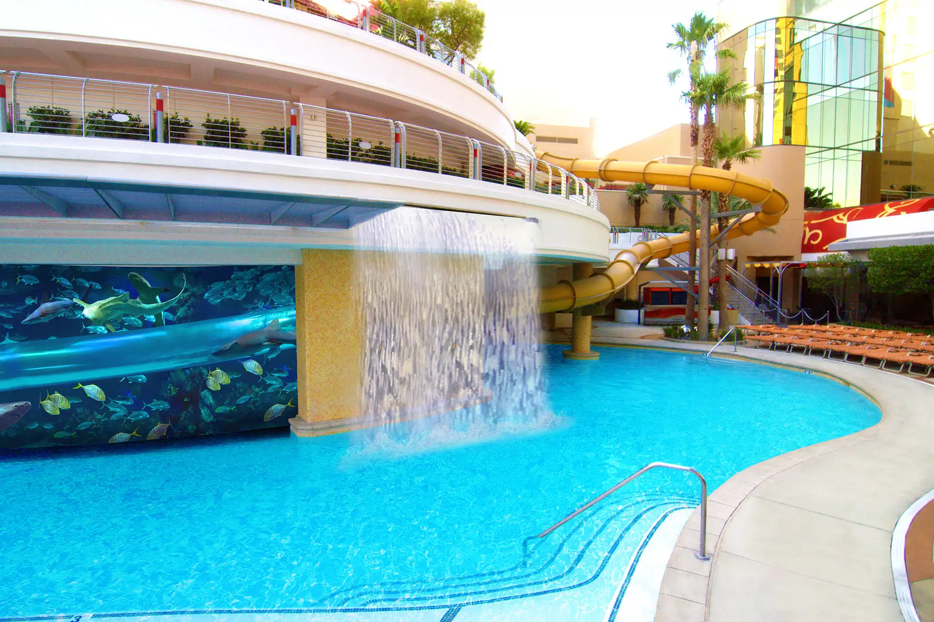 Pool at Golden Nugget Hotel in Las Vegas