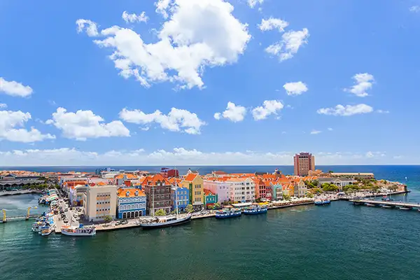 Downtown Willemstad, Curacao.