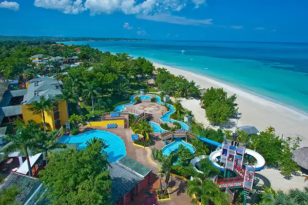 The water park at Beaches Negril Resort & Spa.