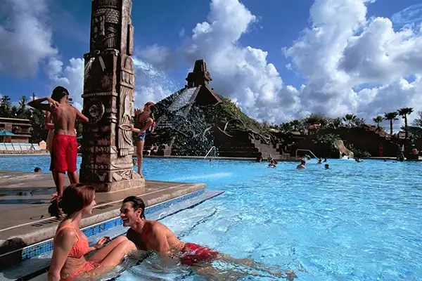 The pool at Disney's Coronado Springs Resort.
