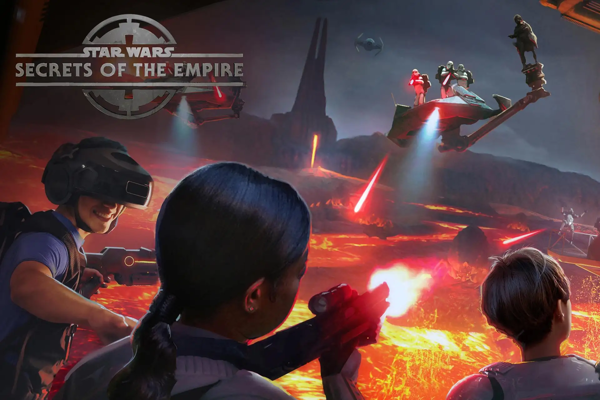 Star Wars: Secrets of the Empire Virtual Reality Experience at Disney Springs.