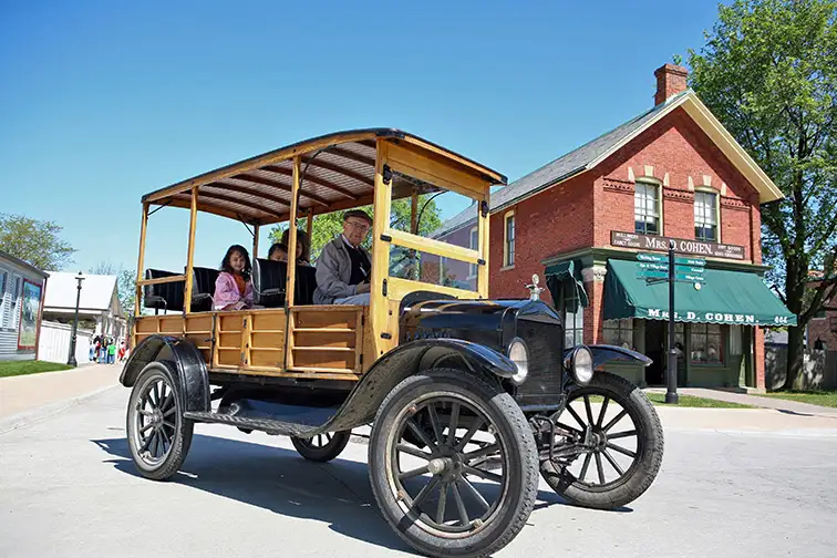 Greenfield Village at The Henry Ford in Dearborn; Courtesy of Bill Bowen for Visit Detroit
