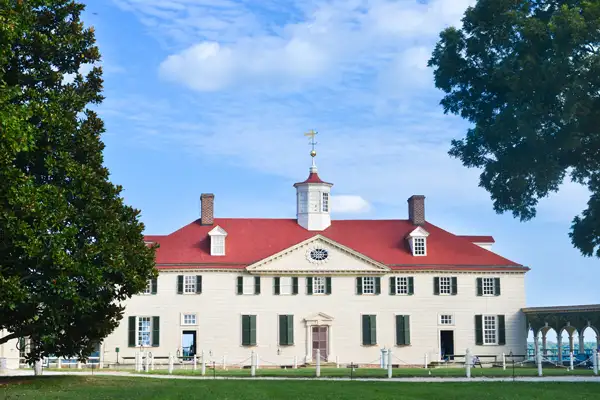Mount Vernon, home of George Washington.