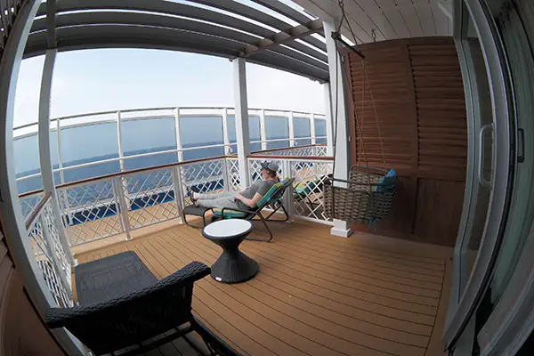 Havana Suites and lounge onboard Carnival Vista.