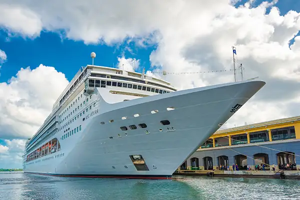 MSC Opera arriving in Cuba