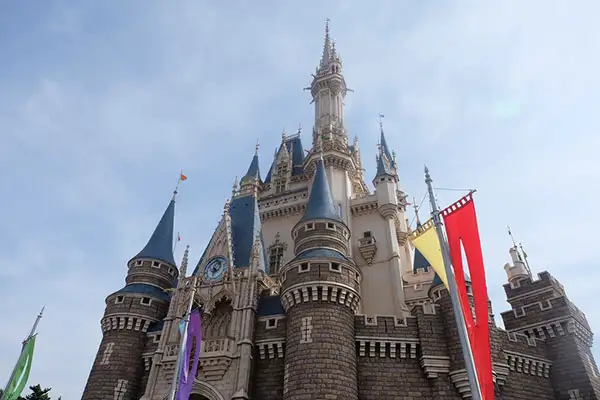 The princesses castle at Disney World.
