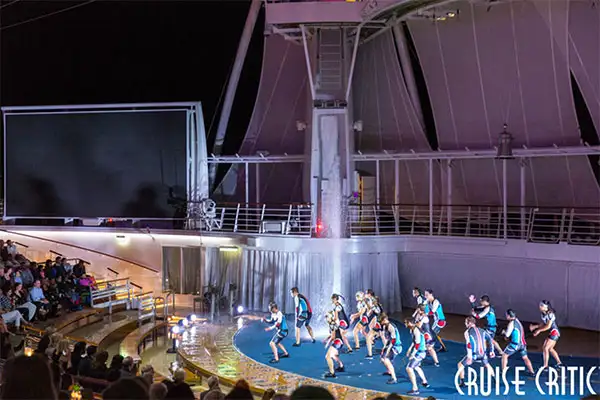 AquaTheater onboard Royal Caribbean Harmony of the Seas.